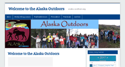 Desktop Screenshot of alaska-outdoors.org