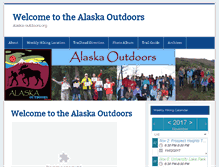 Tablet Screenshot of alaska-outdoors.org